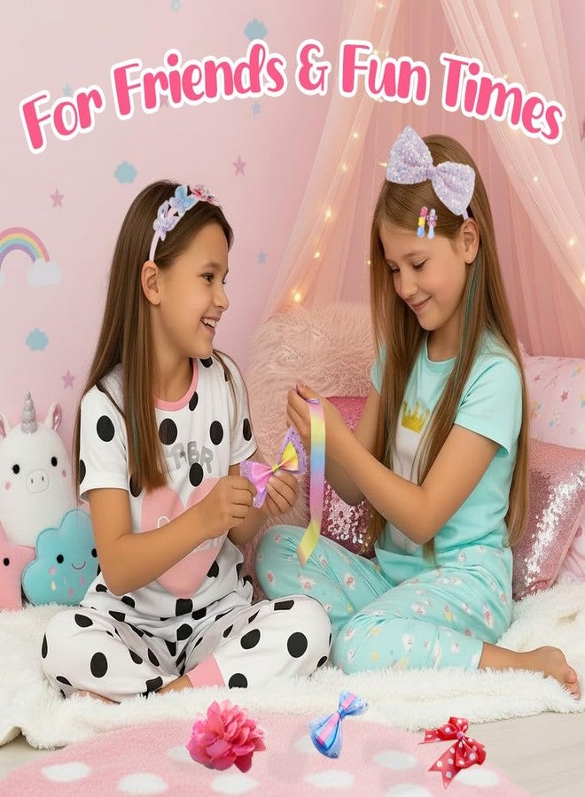 yasest Arts and Crafts Kit for Girls - DIY Headband Making Kit for Girls, 89pcs Fashion Hair Accessories Set, Art & Craft Gift for Kids 6-8 - Ideal Gifts for 5 6 7 8-12 Year Old Girl - Image 3